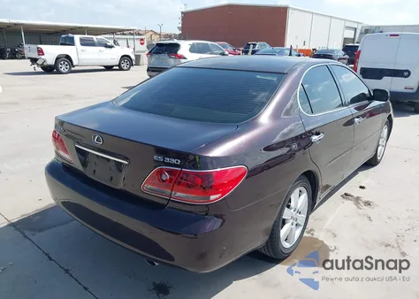 2005 Lexus Es 330 z USA, uszkodzony, nr VIN JTHBA30G955111000